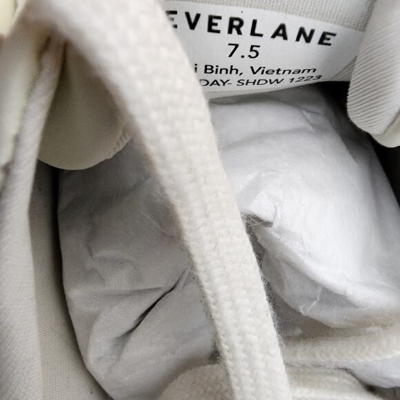 NEW Everlane The Day Sneaker White and Gray 7.5 - Picture 8 of 11
